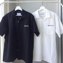 남녀공용 마틸다 반팔 셔츠 오버핏 2Color