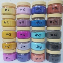 칼라석채(색모래), 10-청색, 1통