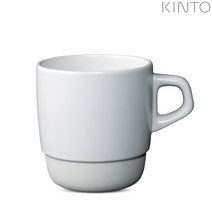 킨토 슬로우커피스타일 스태킹 머그 320ml, 화이트