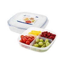 락앤락 4칸 나눔 찬통 HPL970D, 1.35L, 1개