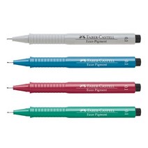 파버카스텔 에코피그먼트 펜 4색 낱개, 블랙 0.3mm