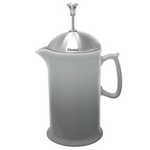 찬탈 세라믹 프렌치 프레스 스테인리스 플런저 포함 828.1ml, Fade Grey, 1개