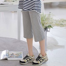 마더라이크 마더라이크 7부요가바지- 임산부 임부복바지