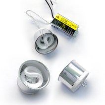 하이룩스 삼파장램프 EL-16 10W, 적색, 1개