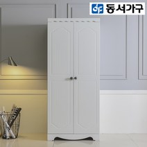 동서가구 착불 클로버 800 옷장 DF910324, 화이트-내부옷장(옷봉_옷봉)