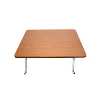 다용도 접이식 테이블 좌식 공부상 찻상 밥상, 정사각형(소)