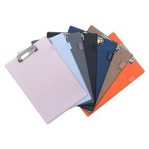 아날로그 슈프림 가죽 클립보드 A4, 그레이