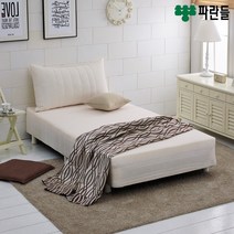 파란들 코지 단면 매트리스 일체형침대 싱글 슈퍼싱글 더블 퀸 ch, 그레이
