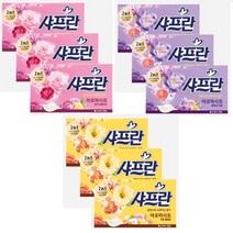 샤프란 아로마시트 섬유유연제 후레쉬 드림 본품, 3개, 30매