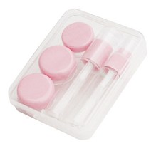 삼도 조이풀 여행용 공병세트 6P 화장품공병, 핑크, 1세트