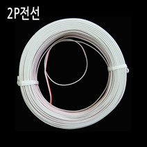 유니온LED 칩보호 카바장착 테두리전용 LED모듈 SMPS DC12V 사세요8282, 2P전선 단색 LED모듈용 1M, 1개