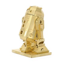 [알꿀밤-메탈퍼즐-스페이스워] R2D2-골드, 골드, 1팩