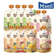 매일유업 맘마밀 안심이유식 100g 6개월 9개월 12개월 아기퓨레 아기죽, 1팩, 09 가리비와 두부참치100g(12개월)