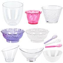 바이굿즈 빙수그릇, 장미볼 투명, 1개