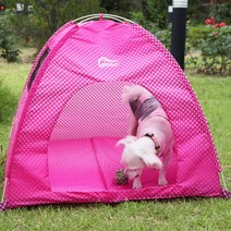 알뜨리 강아지 고양이 원터치 애견 텐트 집 하우스, 핑크