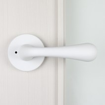SD114 화이트 가지 방문손잡이/도어락/문고리/도어록, SD-114 화이트