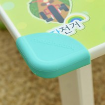 해피그로우 유아 공부상 실리콘 모서리커버, 민트