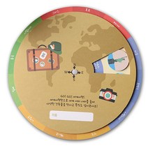 [아트랄라]고고~세계여행만들기(1인용/5인용)/세계여러나라, 1인용