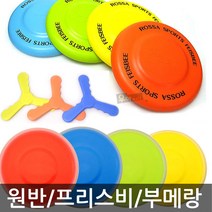 로싸 우야몰 원반 애견 플라잉디스크 로싸원반 부메랑 훈련 폼원반 프리스비, 04.불펭부메랑1개-오렌지, 1개