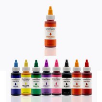 셰프마스터 지용성 캔디 57g 3g 파우더 식용 색소 초콜릿 앙금 베이킹, 지용성57g 오렌지, 1개