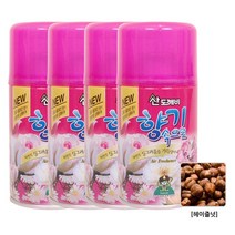 산도깨비 향기속으로 리필용 방향제 헤이즐넛향, 290ml, 4개
