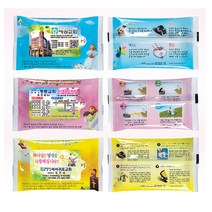 위드지저스 전도용 하인예천 3종 물티슈(매수 택1)-1 000개 교회명 인쇄, 10매입, 1000개