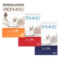 파브리아노 드로잉아트북 상단 스프링형(A5), A5/120g/40매(AS01)