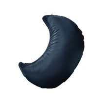 [가우니아] 반달쿠션 4색 (솜포함) /고객용 무릎 쿠션/이미용, 1개, 블루