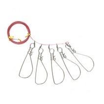 5단 와이어 스텐 낚시 꿰미 포획