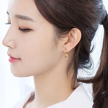 코코블링 스와로브스키 8mm 크리스탈 원터치 귀걸이 (골드 9color)