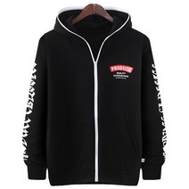 위즈아이 남성용 프로듀스 롱지퍼 후드집업