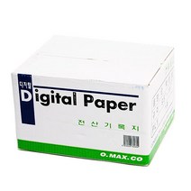 전산기록지 80C A4사이즈 9.5X11인치 1P 1500매 단미싱