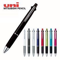 미쓰비시 유니 제트스트림 4색+샤프 MSXE5-1000-38/05/07, MSXE5-1000-07 화이트, 화이트