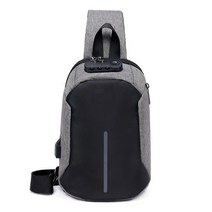 케릭 남자슬링백 잠금장치 락기능 비밀번호 USB