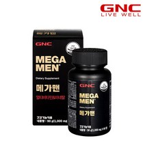 [GNC] 메가맨 멀티비타민 앤 미네랄 (90정) 45일분_50765, 단품