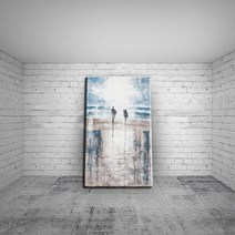 [해외] 여름풍경 수채화일러스트 바다그림액자 풍경화그림 산토리니액자 7