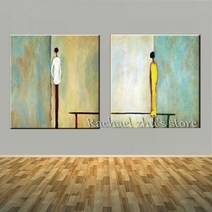 [해외] 북유럽인테리어소품쇼핑몰 따뜻한그림 커플사진액자 커피숍액자 40