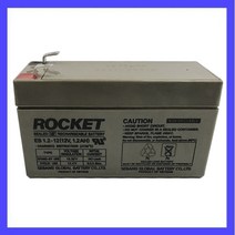 로케트(ROCKET) ES12-1.2(12V 1.2Ah) 연납 축전지 세방전지, 1개