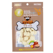 라이코스펫 치아에 좋은껌 80g 5가지맛 껌, 1개, 우유