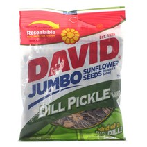 데이비드 점보 선플라워 씨드 딜 피클, 149g, 1개