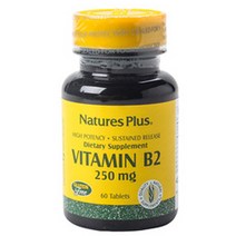 네이처스플러스 비타민 B2 250mg 타블렛, 60개입, 1개