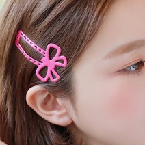 124_모양똑딱 헤어핀 머리핀