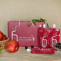 영주마실푸드엔헬스 사과랑아로니아 착즙주스, 1박스, 1540ml