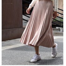 (연예인스커트)(65cm 75cm 85cm)다양한 기장 미스티 김남주 화이트 플리츠 스커트 스웨이드 겨울스커트