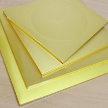 중앙패키지 케익받침 2호, 사각금색, 50개