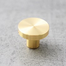 남선 원홀 1구 신주 골드무광 가구손잡이 25mm(중) 싱크대 장식장 서랍장 장롱 붙박이장 신발장 욕실장 책상