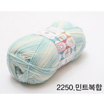 굿울 룰라베이비 뜨개질실, 2250(민트복합)
