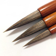 아주문구 서예붓우모필단봉한문한글 우모필단봉, 1개, 10호