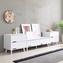 리젠우드H 돌피 B형 2400 거실장 세트 (착불)/, 올메이플