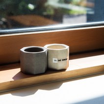 온더콘크리트 다육이 미니화분, 빈티지브라운
